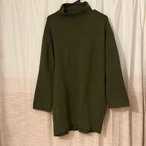 a new day Forest Green Turtleneck Dress